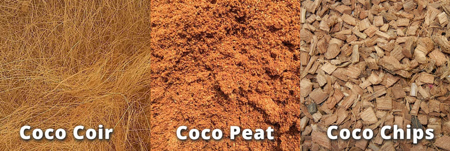 amazingherbgarden.com Coco coir peat chips - The Best soil mix for herbs Learn to make the best potting mix yourself